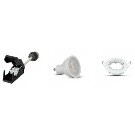 NNEK0745VT KIT SPOT NOVALUM 6.5W 4000K SPOT ORIENTABLE BLANC